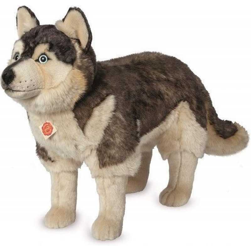 Großer Husky-Hundeplüsch von Hermann Teddy Großer Husky-Hundeplüsch von Hermann Teddy