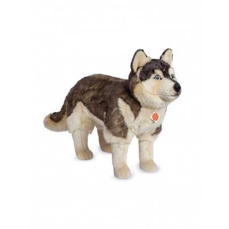 Gran perro de peluche Husky de Hermann Teddy