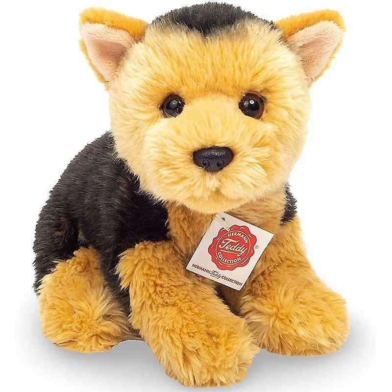 Peluche chien Yorkshire assis Hermann Teddy