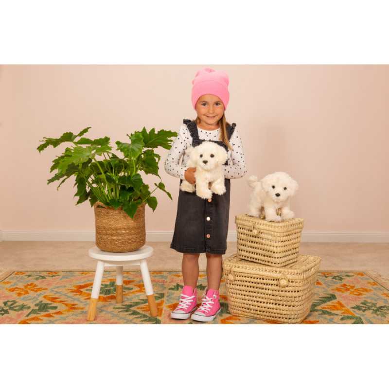 Bichon Maltese dog plush Hermann Teddy