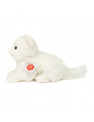 Peluche chat British Shorthair blanc Hermann Teddy