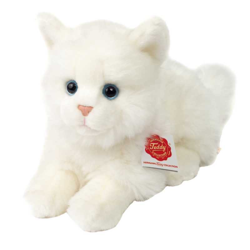 Peluche gato británico de pelo corto blanco Hermann Teddy