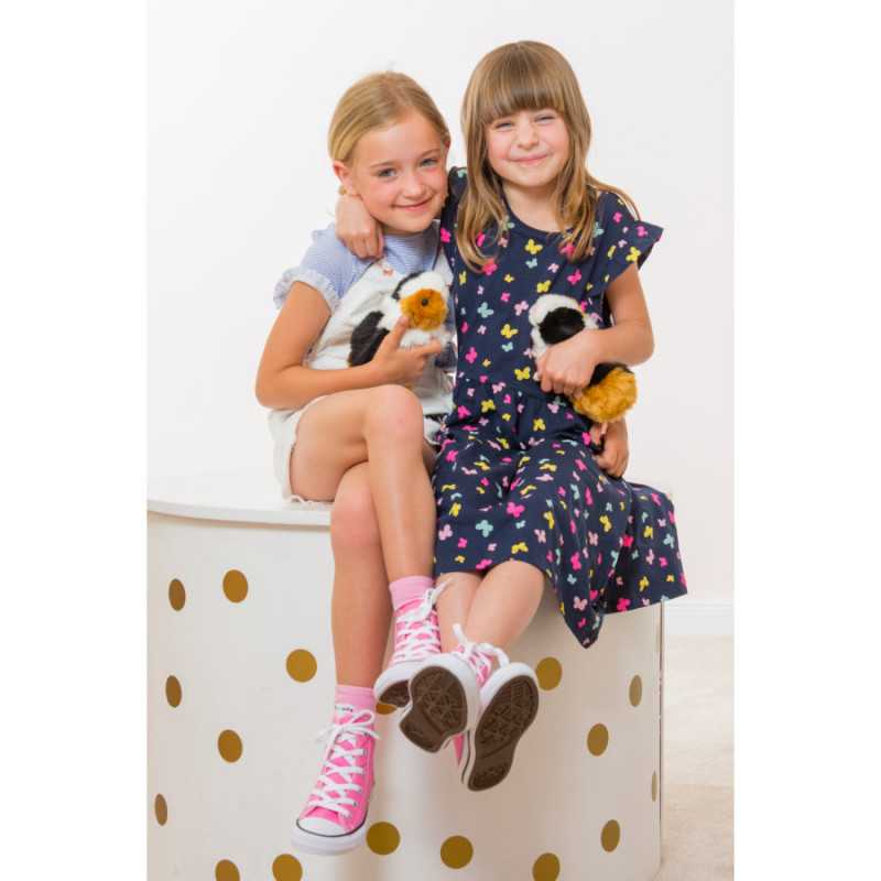 Peluche cochon d'inde tricolore Hermann Teddy