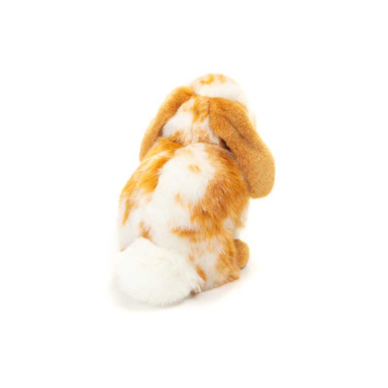 Hermann Teddy rot-weisses Kuscheltier Hase