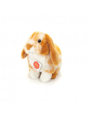 Peluche Lapin roux et blanc Hermann Teddy