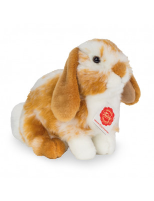 Peluche Lapin roux et blanc Hermann Teddy