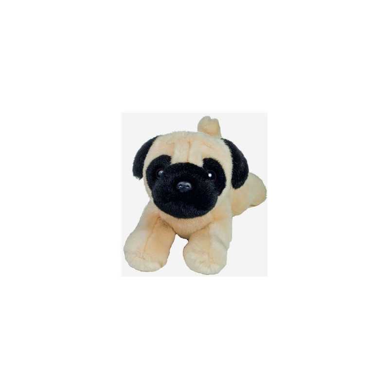 Peluche de perro Pug acostado de Hermann Teddy