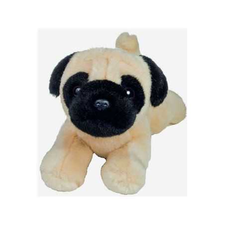 Hermann Teddy liegender Mops Hund Kuscheltier