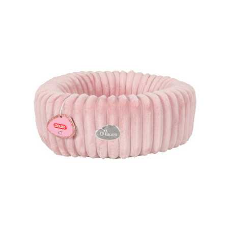 Cama rosa Zolux Naomi para mascotas, perros y gatos
