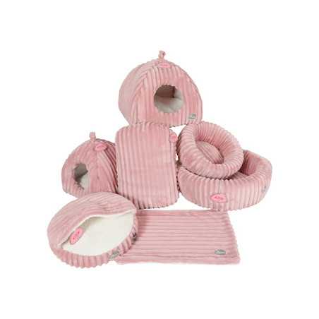 Cama rosa Zolux Naomi para mascotas, perros y gatos