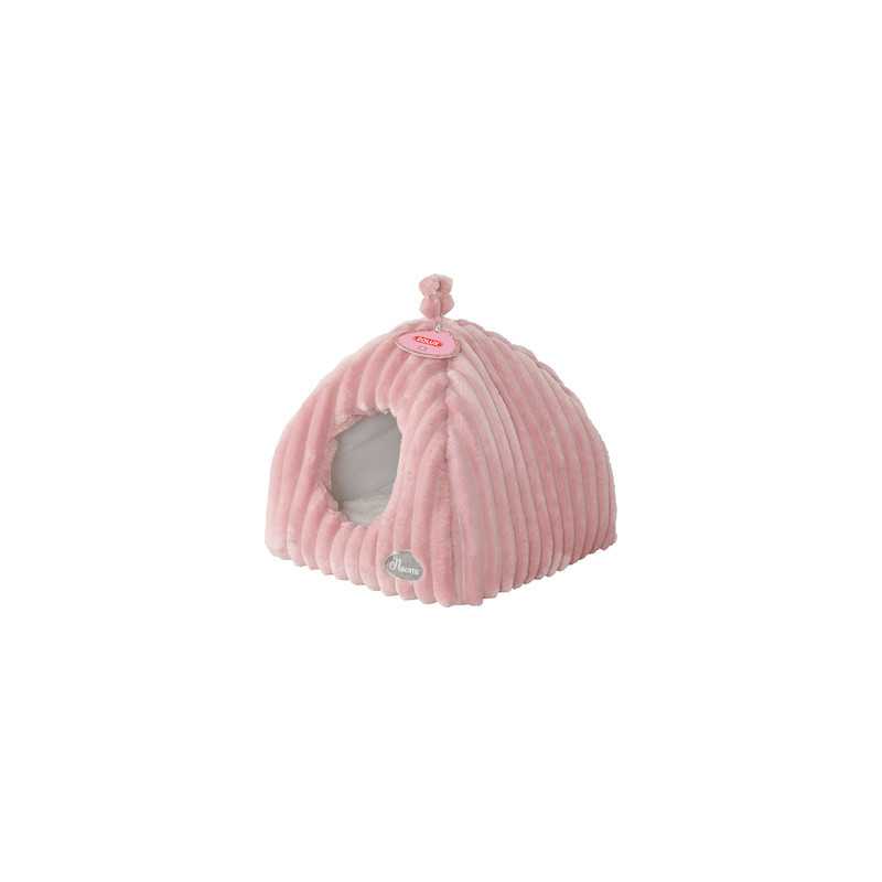Igloo Naomi rose pour chat et petit chien Zolux