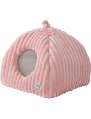 Igloo Naomi rose pour chat et petit chien Zolux