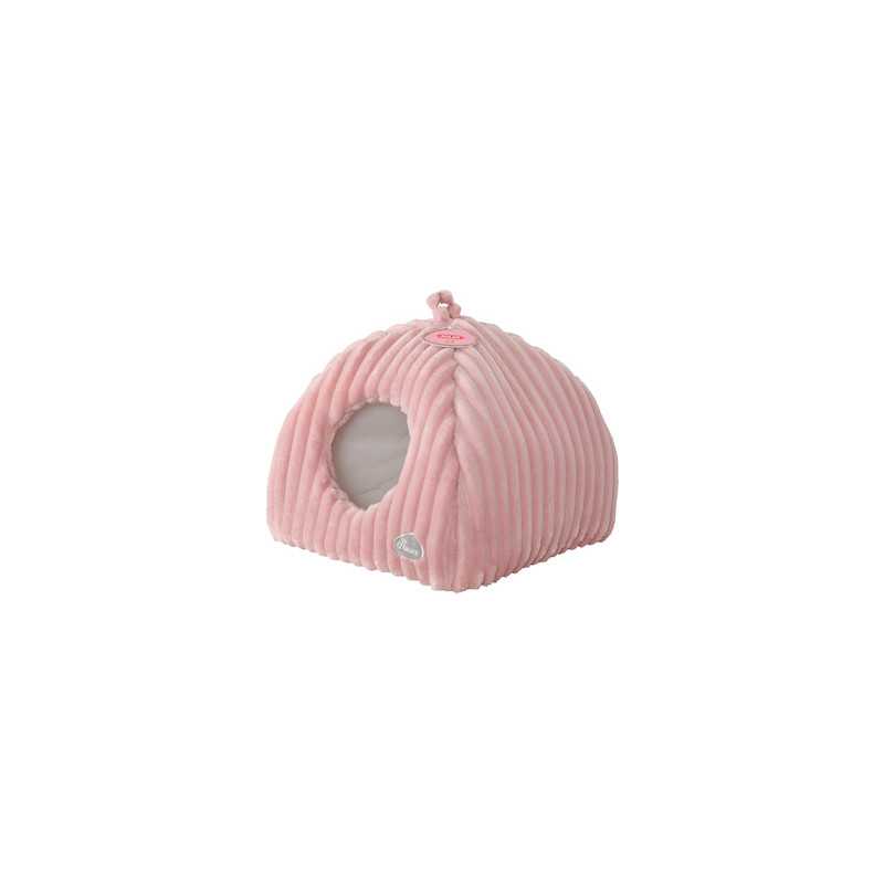 Igloo Naomi rose pour chat et petit chien Zolux