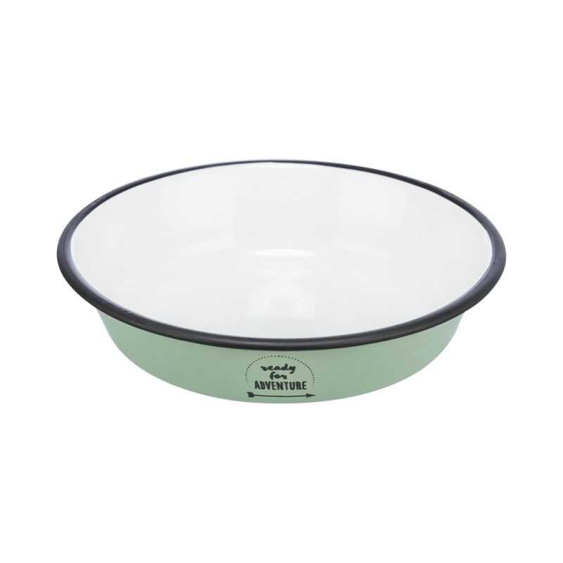 Enamel/stainless steel bowl 0.2 l Trixie
