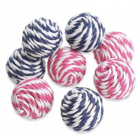 Single rustling rope ball