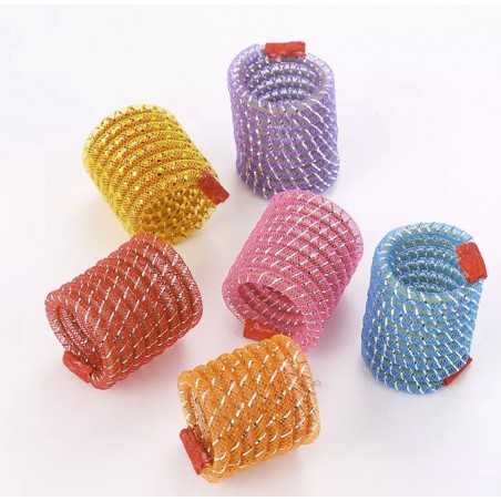 Spring toy for fabric cats