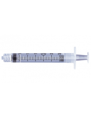 Pack of 5 Syringes 3ml Luer Lock