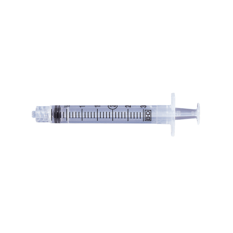 Pack of 5 Syringes 3ml Luer Lock