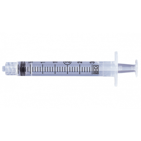 Pack of 5 Syringes 3ml Luer Lock