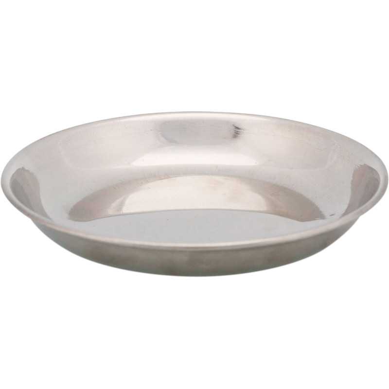 Gamelle plate en acier inox Trixie