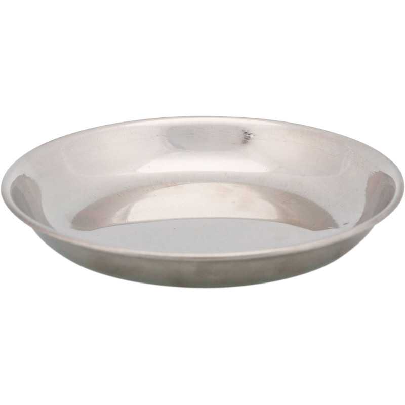 Trixie 13cm Flat Stainless Steel Cat Bowl for Persian Cats
