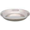Trixie flat stainless steel bowl