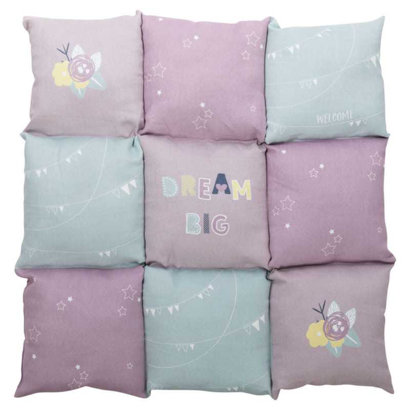 Welpen-Patchwork-Kissen Welpen-Patchwork-Kissen