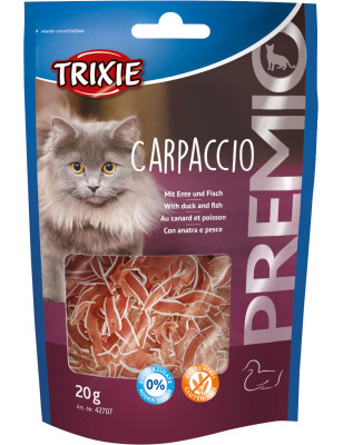 Trixie Dolcetti per Gatti con Carpaccio di Anatra e Pesce