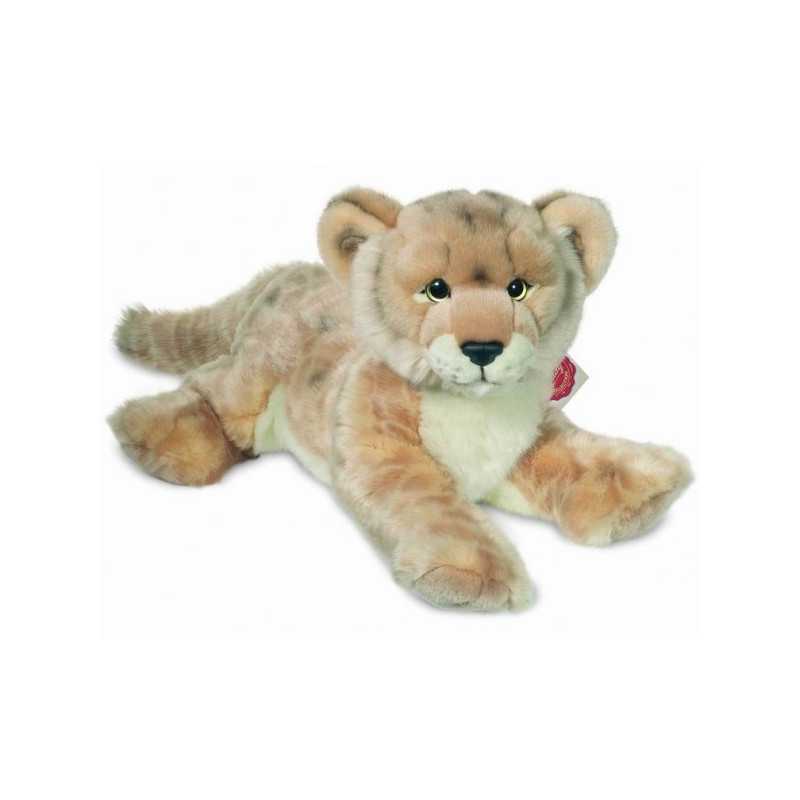 Peluche Lionne couchée 32 cm par Hermann Teddy Original