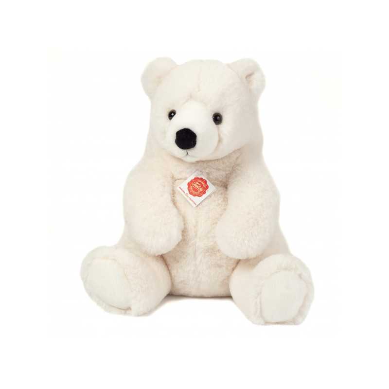 Peluche Ours Polaire 35 cm – Teddy Hermann | Doux & Réaliste