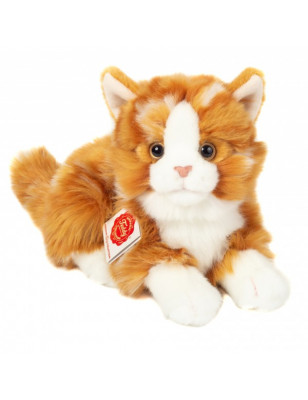 Red tabby cat soft toy by Teddy Hermann