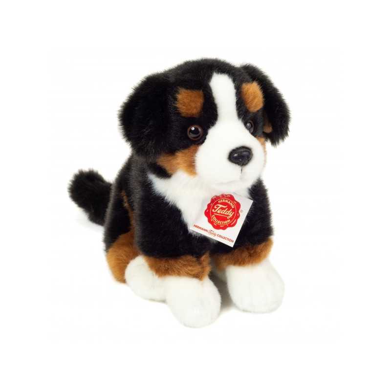 Bernese Mountain Dog plush toy sitting Teddy Hermann