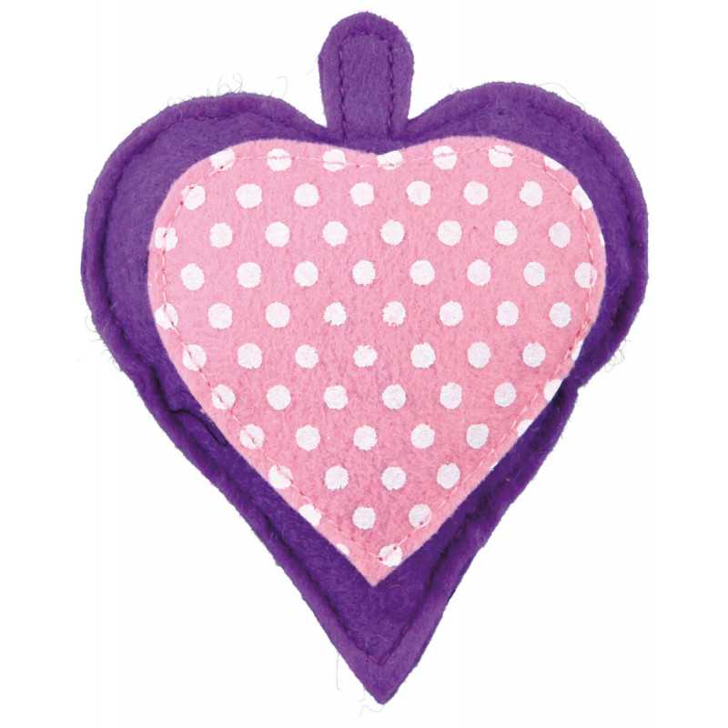 Juguete para gato corazón con valeriana