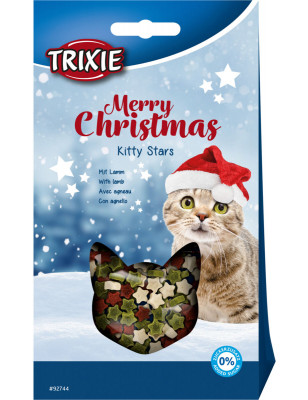 Christmas Kitty Stars, Weihnachtsleckereien für Katzen Trixie