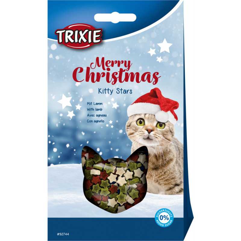 Christmas Kitty Stars, golosinas navideñas para gatos Trixie