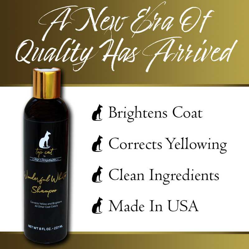 Top Cat Wonderful White Shampoo by Chris Christensen