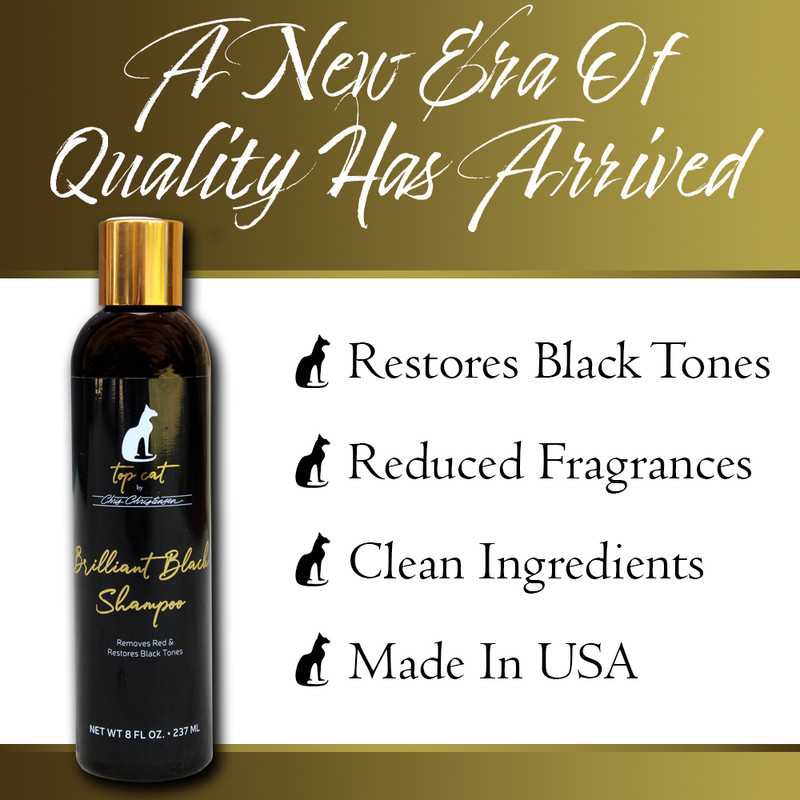 Top Cat Brilliant Black Shampoo, Chris Christensen