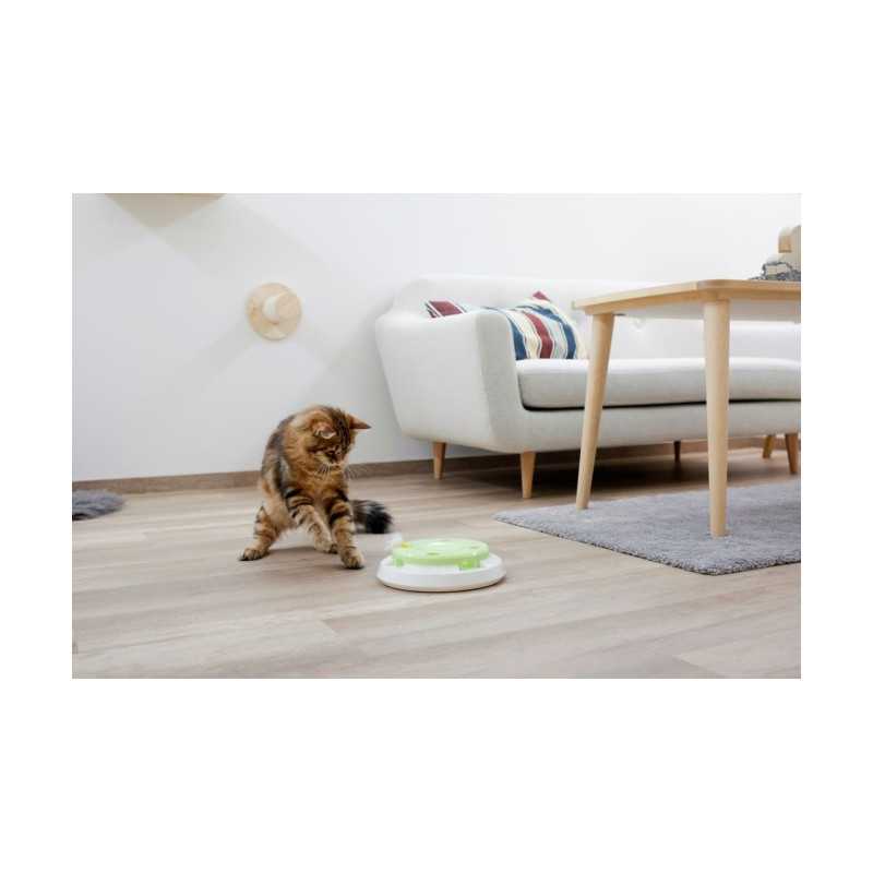 Interaktives Katzenspielzeug mit Pompon