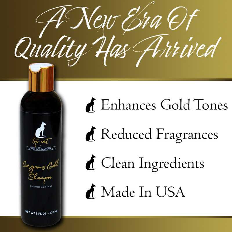Top Cat Gorgeous Gold Shampoo Chris Christensen