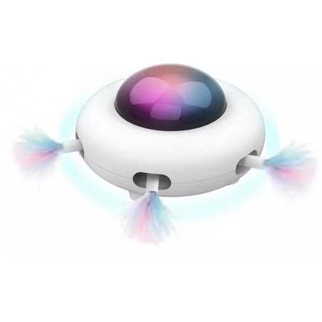 Soucoupe volante interactive pour chat