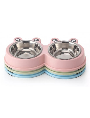 Gamelle double Oreille Inox