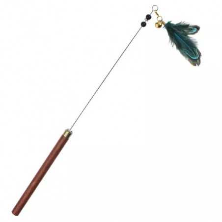 pluma de gato de madera