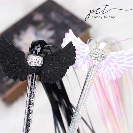 Juguete de plumas de gato ángel