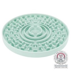 Assiette à lécher apaisante Trixie Junior couleur menthe en plastique pour chiot et chien idéale pour pâtée et congélation