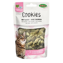 BUBIMEX, Cookies à l'herbe à chat et au saumon : 50g