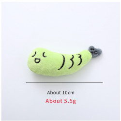 Juguete de pez con hierba gatera