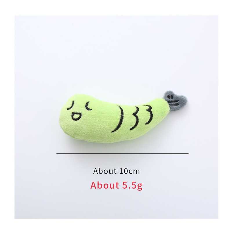 Juguete de pez con hierba gatera