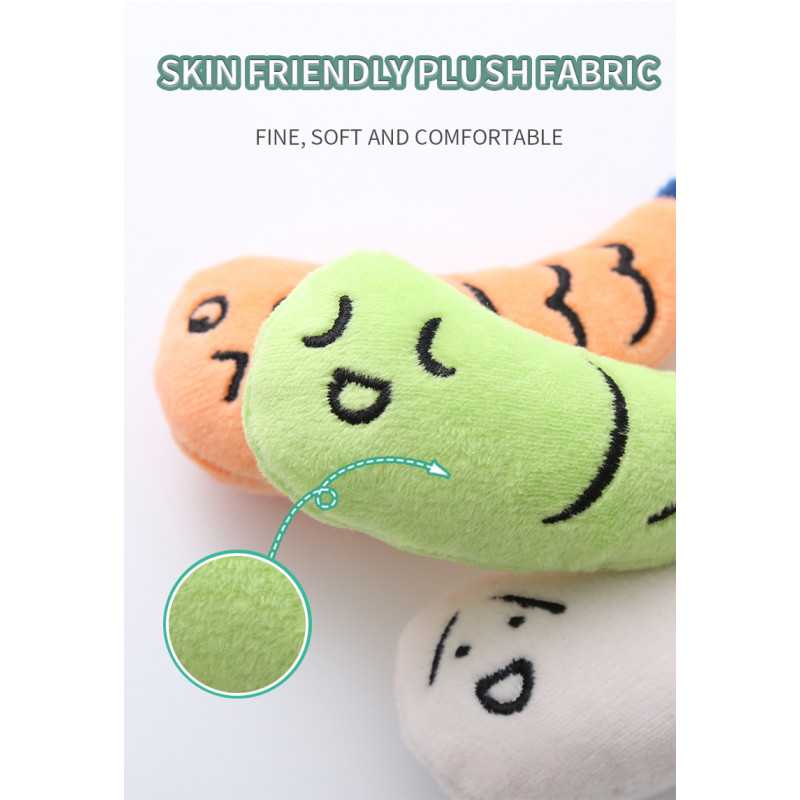 Juguete de pez con hierba gatera