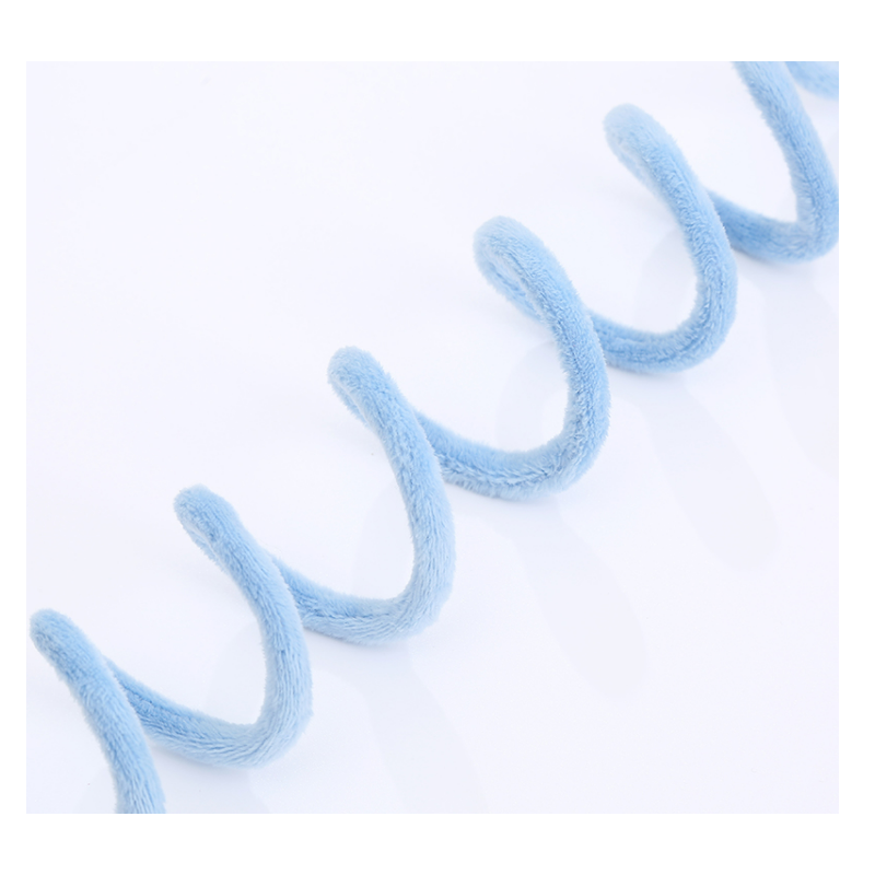 Velvet spring toy for cats