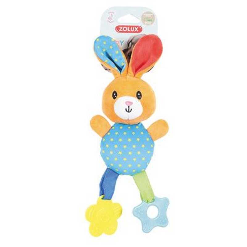 Zolux, Stofftier Welpe Rio Rabbit Blau